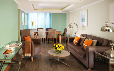 Ambassador Suite dining area