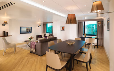 Presidential Suite dining area