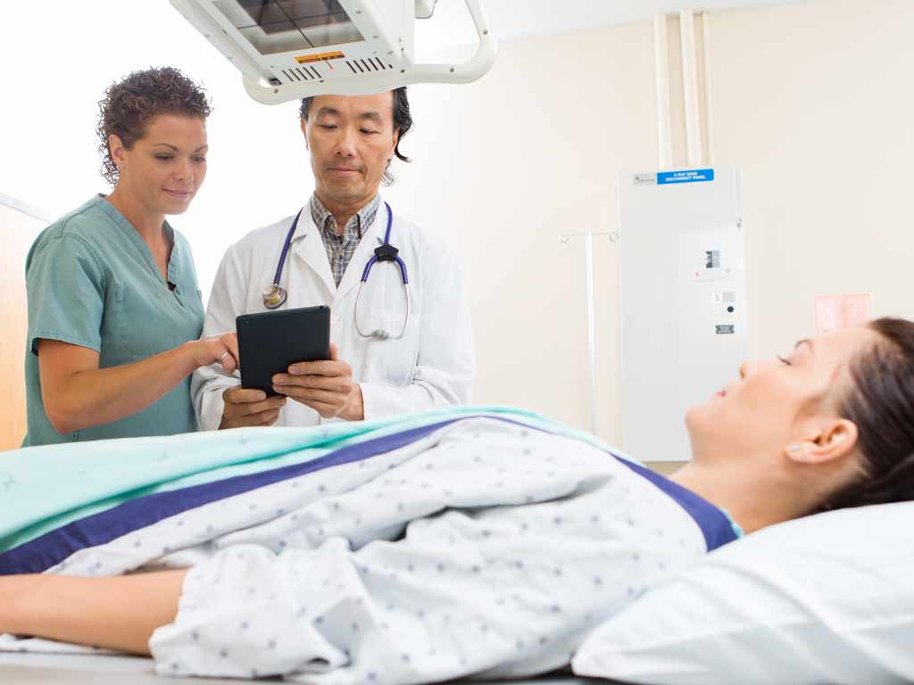 Patient being treated for heart condition; ?>