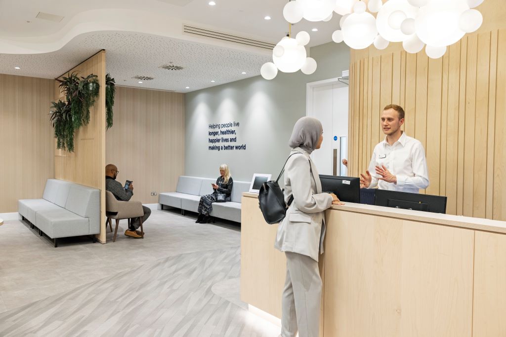 Basinghall Clinic reception
