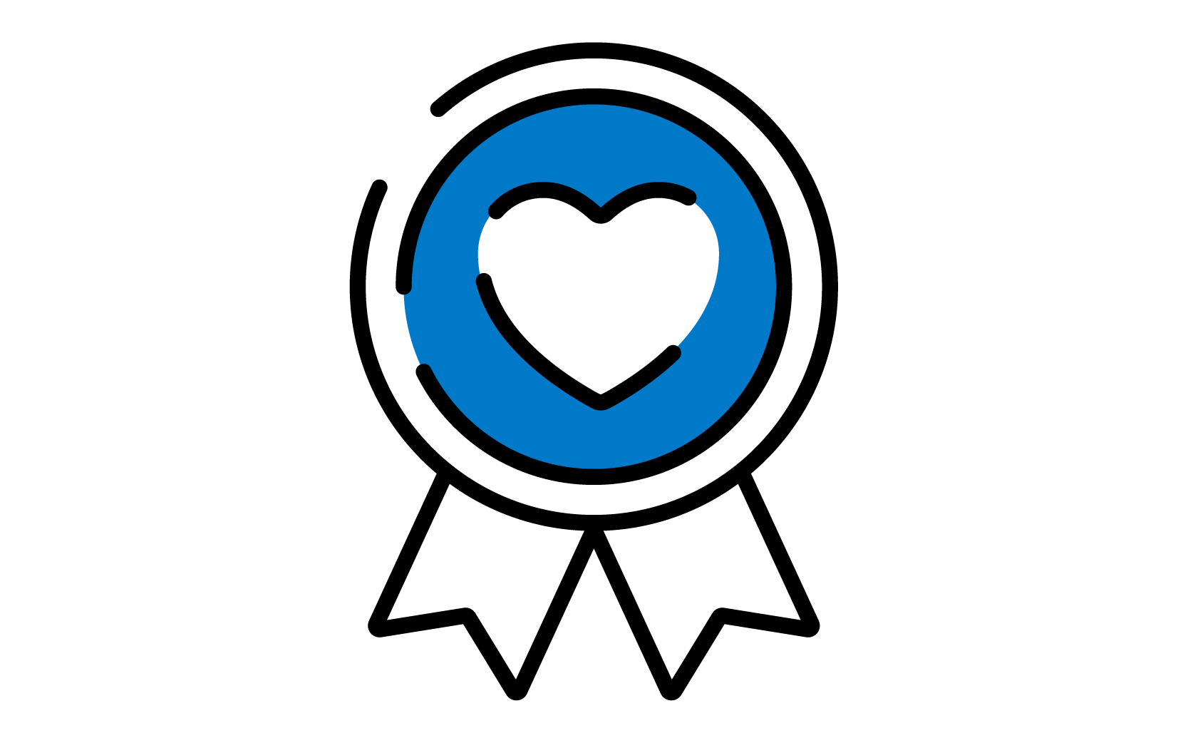 Icon of an award representing diverse workforce