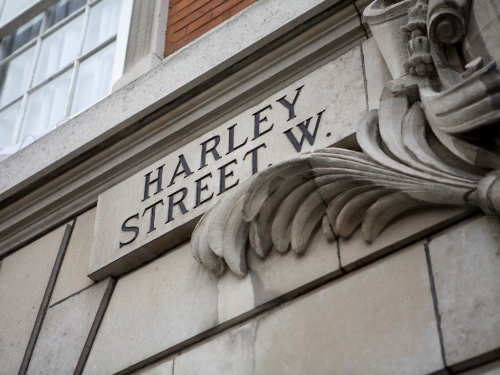 Harley Street sign
